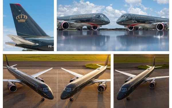 Azorra delivers first two Embraer E195-E2 aircraft to Royal Jordanian Airlines