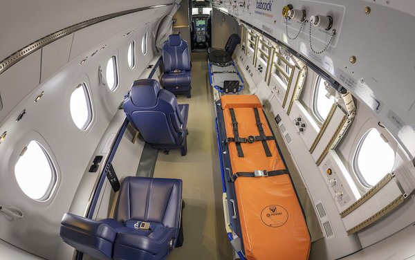 Babcock Scandinavian Air Ambulance with first air ambulance  Cessna Citation Latitude 