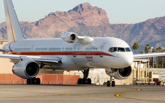 Boeing 757 test-bed plane showcases Honeywell R&D capabilities in Dubai