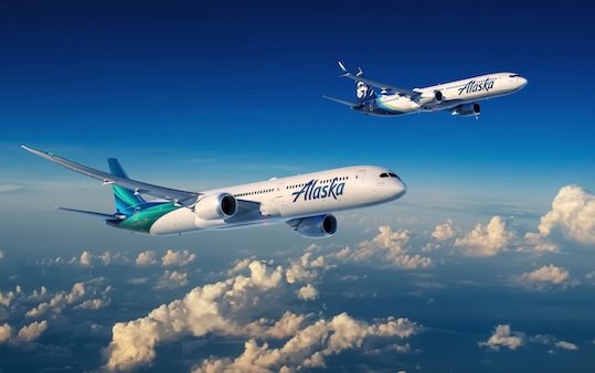 Boeing and Alaska Airlines announce largest airplane order in airline's history