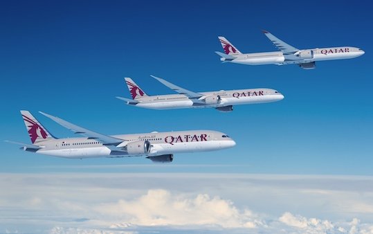 Boeing and Qatar Airways announce historic order for up to 210 widebody airplanes
