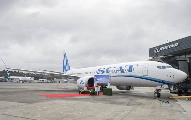Boeing Delivers First 737 MAX for SCAT Airlines