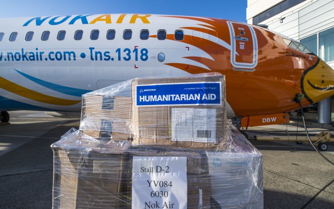 Boeing, Nok Air Partner for Humanitarian Aid Flight