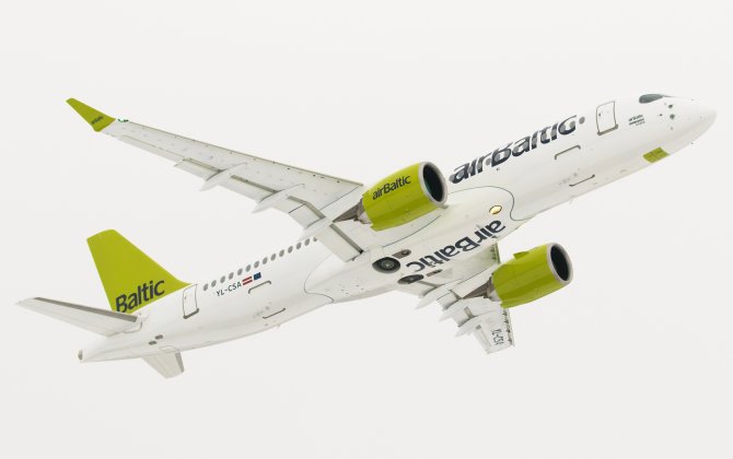 Bombardier CS300 Aircraft Successfully Starts Revenue Service with airBaltic