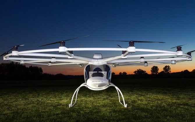 Bonkers-looking aircraft with 18 rotors take its first crewed flight