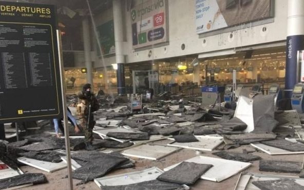 Brussels attacks: Police release airport terminal