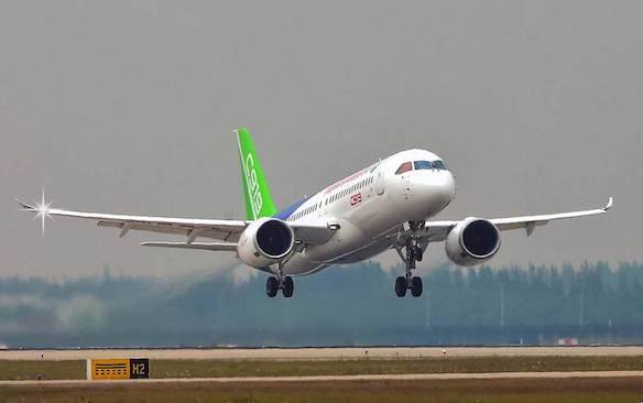 C919 awarded AEG Report following the completion of T5 test