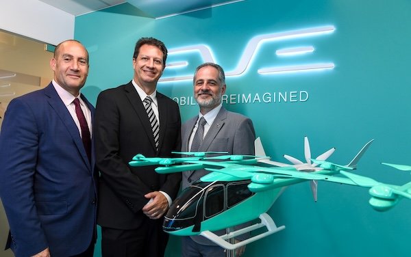 CAE to deliver breakthrough full flight simulator to Embraer-CAE Training Services to train the first wave of Eve Air Mobility pilots