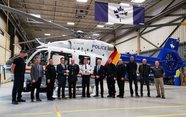 Canada&rsquo;s first H145 delivered to the Royal Canadian Mounted Police