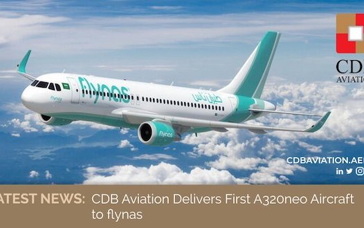 CDB Aviation delivers first A320neo aircraft to flynas