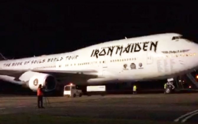 Check Out Iron Maiden's Bitchin' Boeing 747