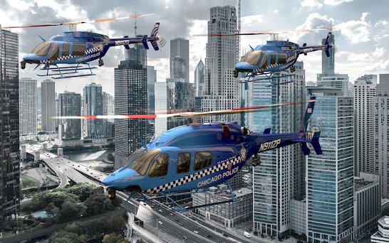 Chicago Police Department takes delivery of a Bell 429, signs purchase agreement for two Bell 407GXis