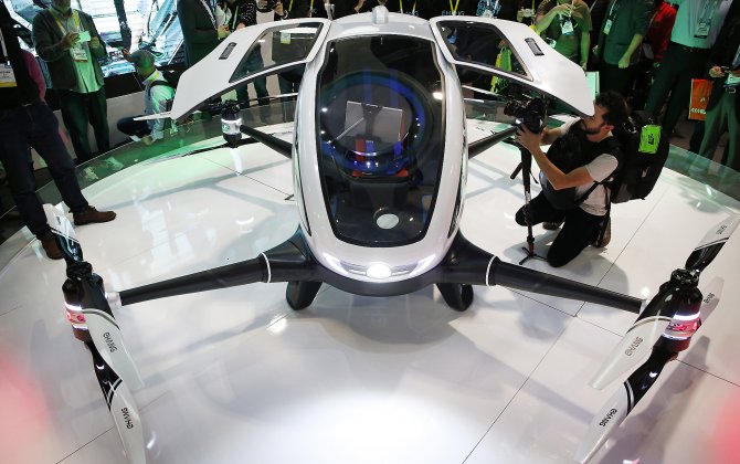 Chinese drone maker unveils human-carrying drone