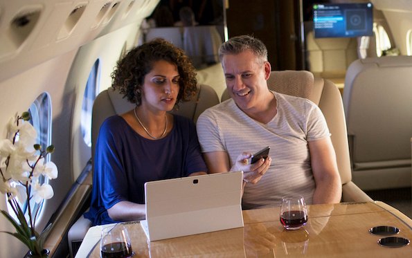 Collins Aerospace highly efficient and cost-effective internet solution for all bizjet cabin sizes 