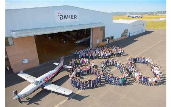  Daher marks aviation milestone with rollout of 800th TBM aircraft