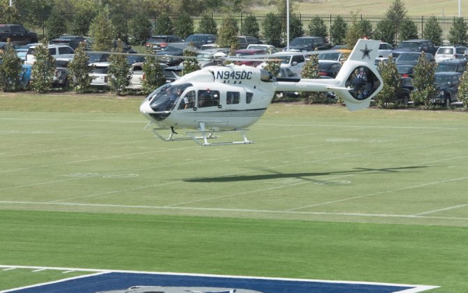 Dallas Cowboys owner receives new H145