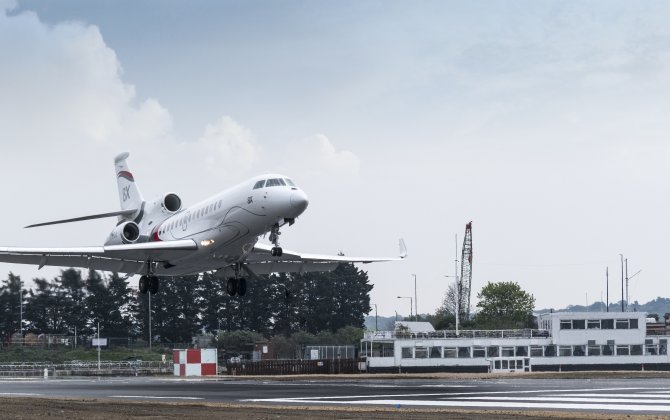Dassault&rsquo;s New Falcon 8X Approved for London City