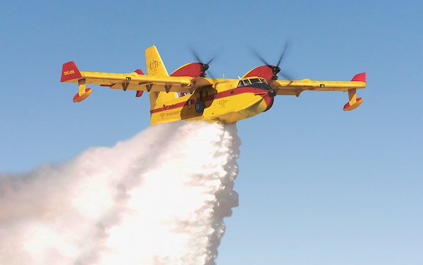 De Havilland Canada - successful first flight of CL-415 with Collins Pro Line Fusion avionics upgrade program