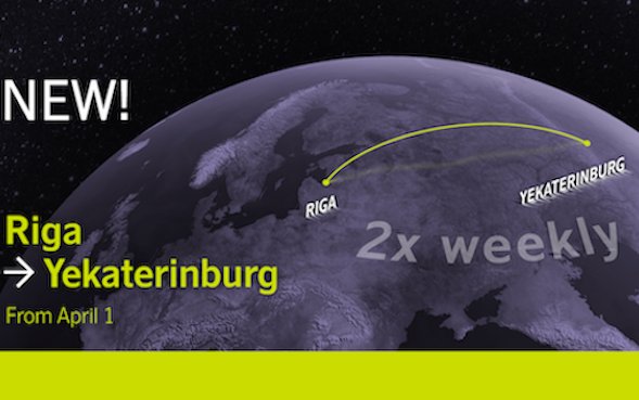 Direct airBaltic flight to connect Riga and Yekaterinburg