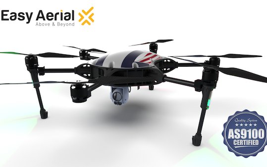 Easy Aerial achieves AS9100 certification for aerospace and defense 