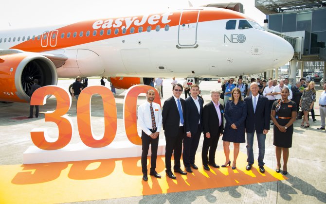 easyJet receives first of 130 A320neo aircraft