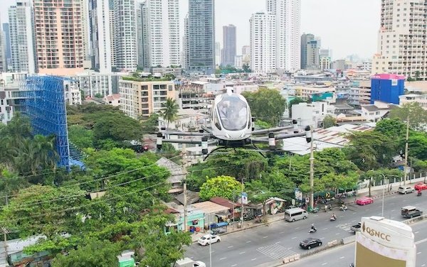 EH216-S eVTOL completes debut passenger flights in Thailand, with flights tests and commercial operations forthcoming