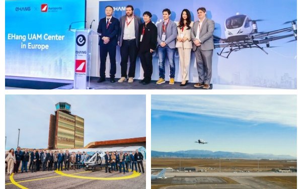 EHang inaugurates its European Urban Air Mobility Center for unmanned eVTOLs