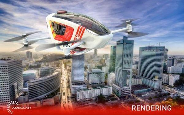 EHang joins international project to develop Air Ambulance
