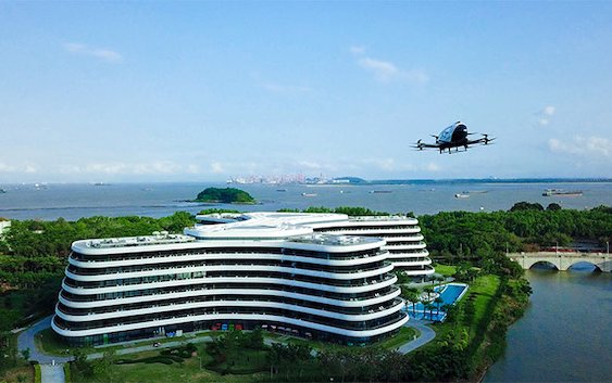 EHang obtained World First Commercial pilot operation approval of passenger-grade AAVs for Air Logistics Uses