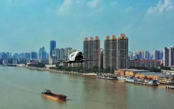 EHang sets up aerial emergency channels to help fight coronavirus in Guangdong, China