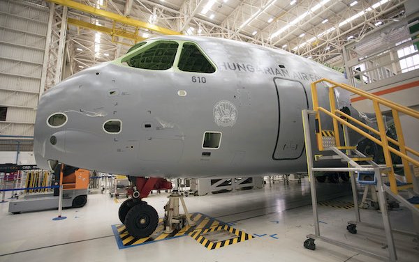 Embraer advances in the production of the first KC-390 Millennium for Hungary