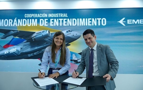 Embraer and CIAC sign memorandum of understanding to leverage Colombia's aerospace industry