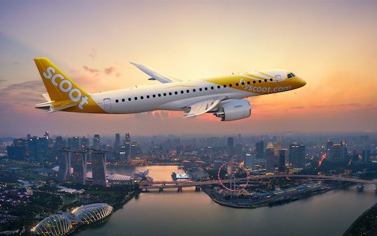 Embraer and Scoot sign agreement for Embraer Collaborative Inventory Planning
