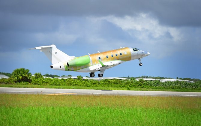 Embraer flies first Legacy 450 assembled in Melbourne