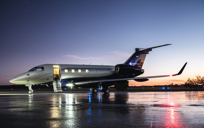 Embraer Legacy 450 Sets Transatlantic Speed Record between the United States and Europe