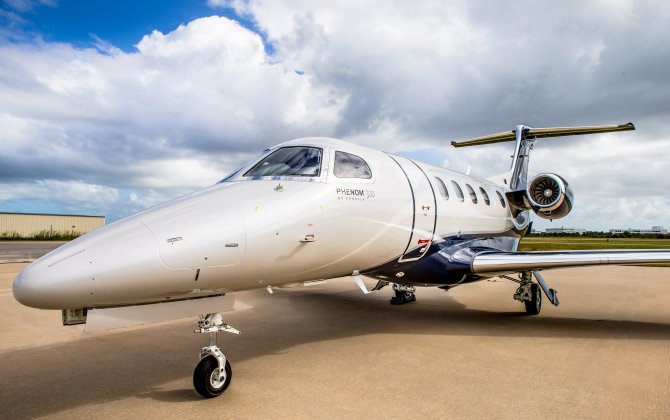 Embraer Phenom 300 is the world's most delivered business jet for fourth year in a row