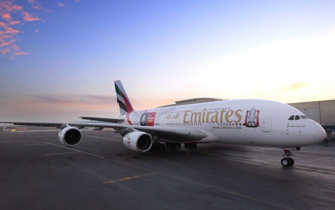 Emirates FA Cup A380: Dubai carrier brings football fever to the skies