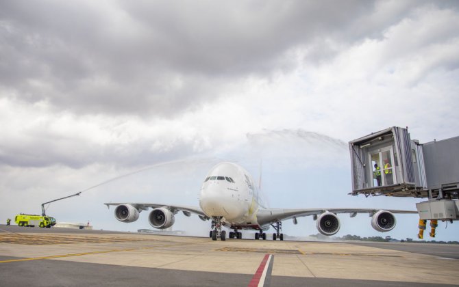 Emirates joins Ghana in making aviation history: One-off A380 lands in Accra