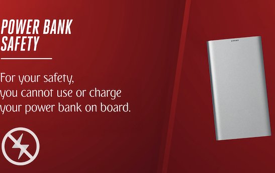 Emirates makes changes to safety rules for customer usage of power banks onboard