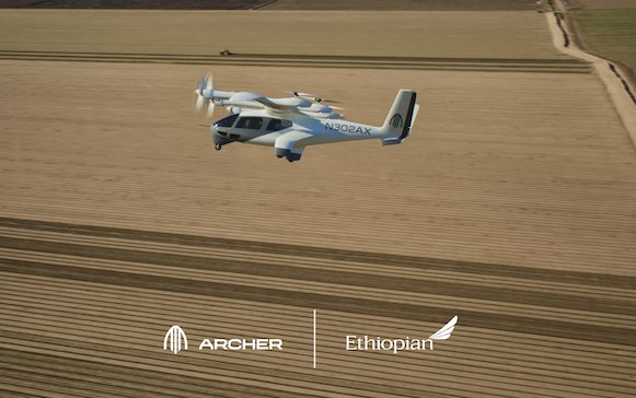 Ethiopian Airlines and Archer sign agreement to deploy Midnight under the "Launch Edition" program