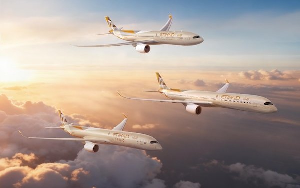 Etihad Airways grows its Airbus widebody fleet becoming a new A330neo customer, adding A350-1000 and A350F aircraft