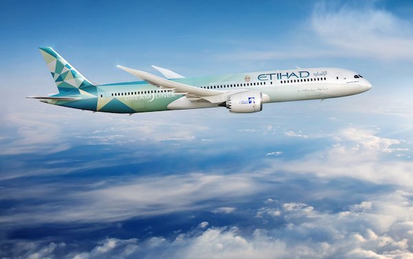 Etihad and Boeing global partnership centered on 787 Dreamliner and Sustainable Aviation  
