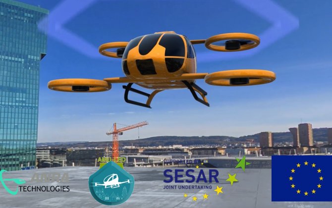 Europe tests the future of urban air mobility -ANRA Technologies joined AMU-LED project