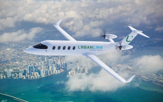 Eviation announced order by UrbanLink for up to 20 Alice aircraft