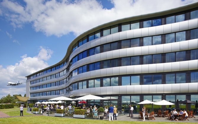 Exclusive views and corporate hospitality at Farnborough Airshow is bigger than ever at Aviator
