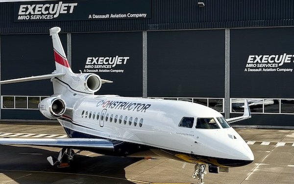 ExecuJet MRO services Belgium completes extensive project on Falcon 7X