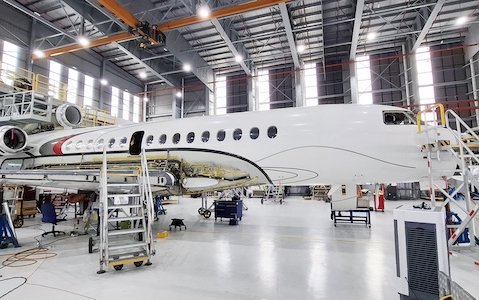 ExecuJet MRO Services Malaysia completes its first heavy check on Falcon 8X