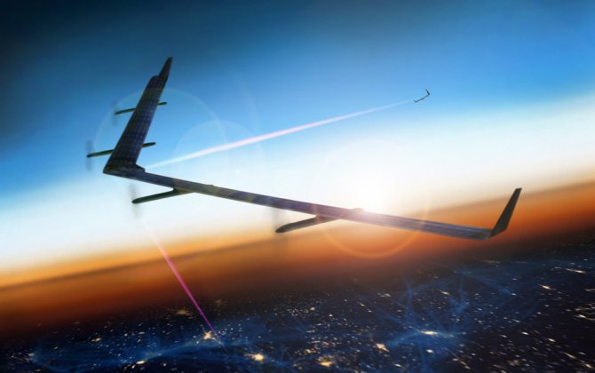 Facebook's solar-powered internet drone takes flight