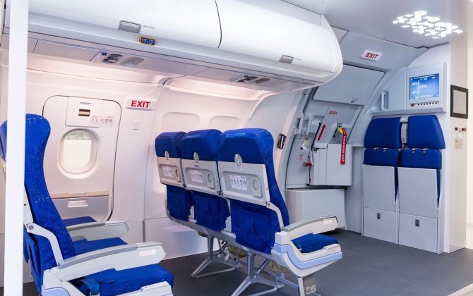 First Airbus A320 Door and Slide Trainer in the Baltic States