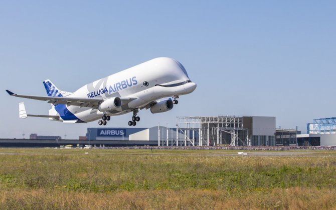 First BelugaXL becomes airborne for its maiden flight